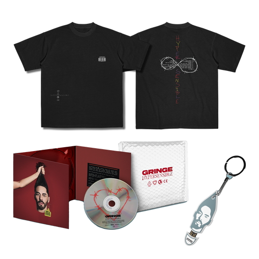 Pack T-shirt + Album (CD Deluxe ou vinyle) + Clé USB | Hypersensible | Gringe