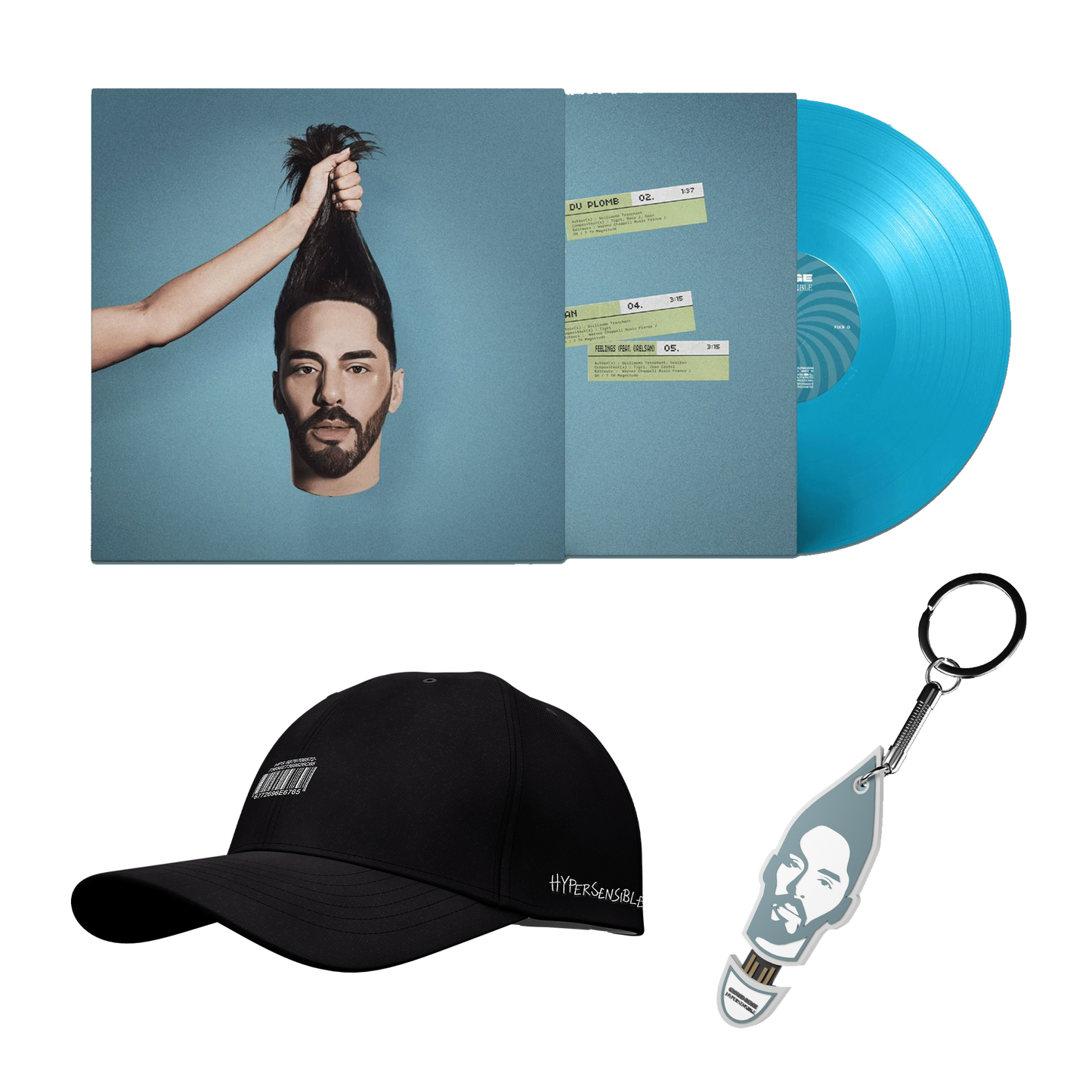 Pack Casquette + Album (CD Deluxe ou vinyle) + Clé USB | Hypersensible | Gringe